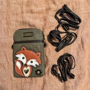 Chala Olive and Brown Fox Mini Bag